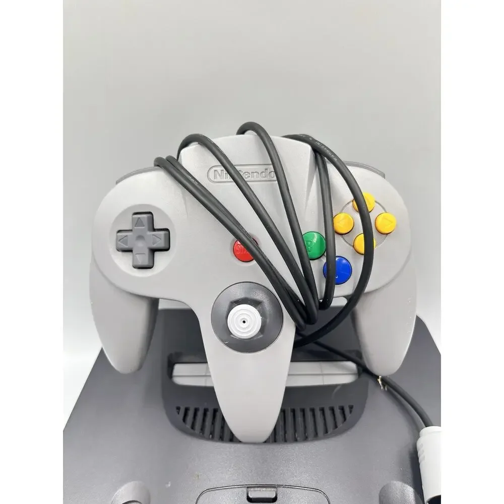 Nintendo 64 Console System Bundle w/ Controller & Cables N64 (NUS-001) *TESTED